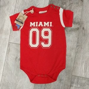 Miami  Redhawks onesie